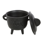 Cast Iron Cauldron with Triple Moon 11cm