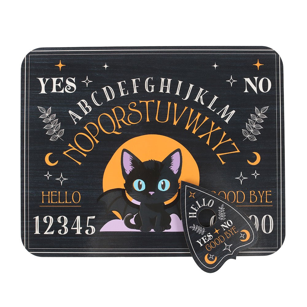 Cute and Creepy Bat Cat Talking Board with Planchette
