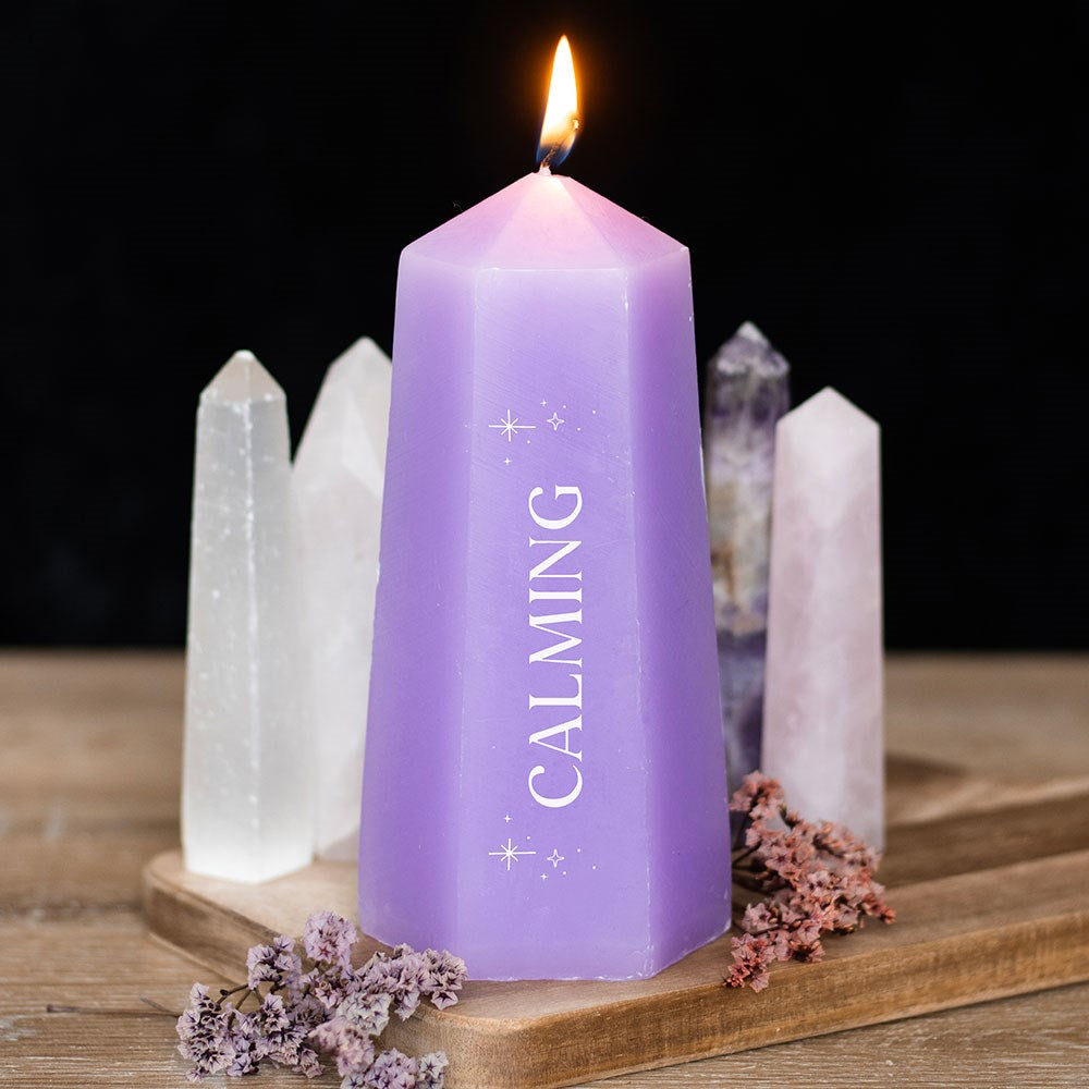 Crystal Pillar Candle