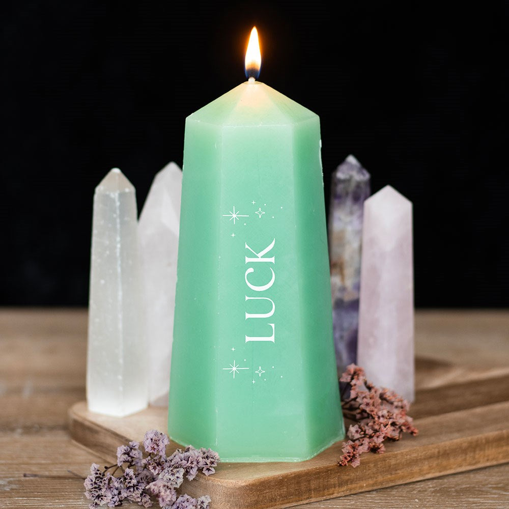 Crystal Pillar Candle