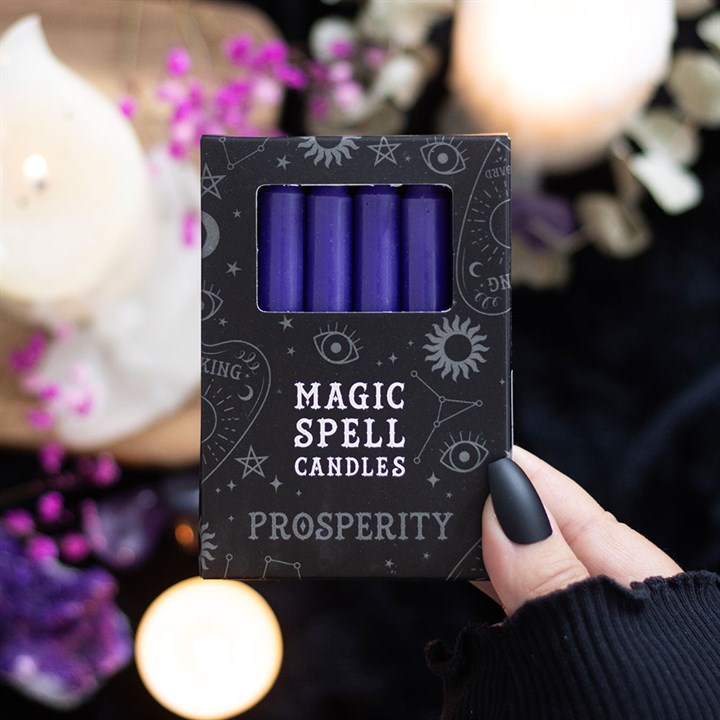 Purple 'Prosperity' Spell Candles
