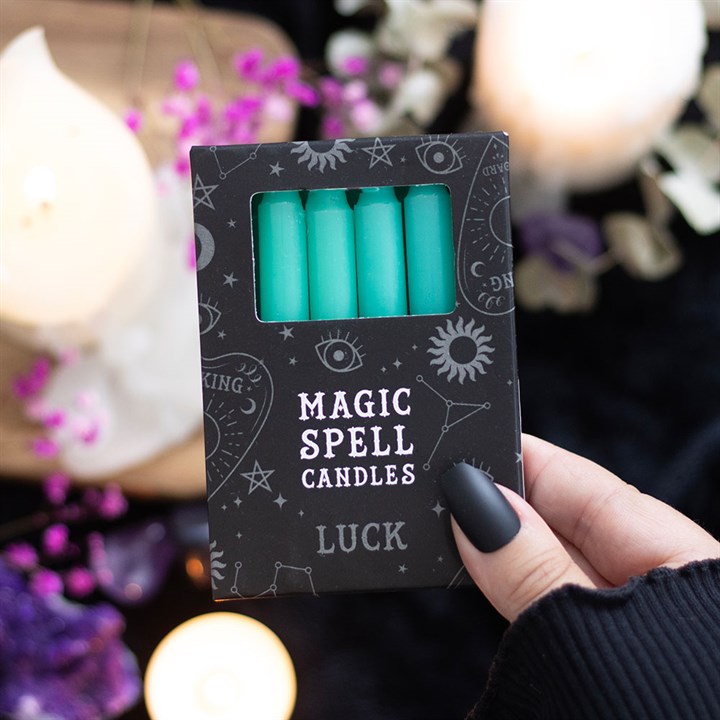 Green 'Luck' Spell Candles