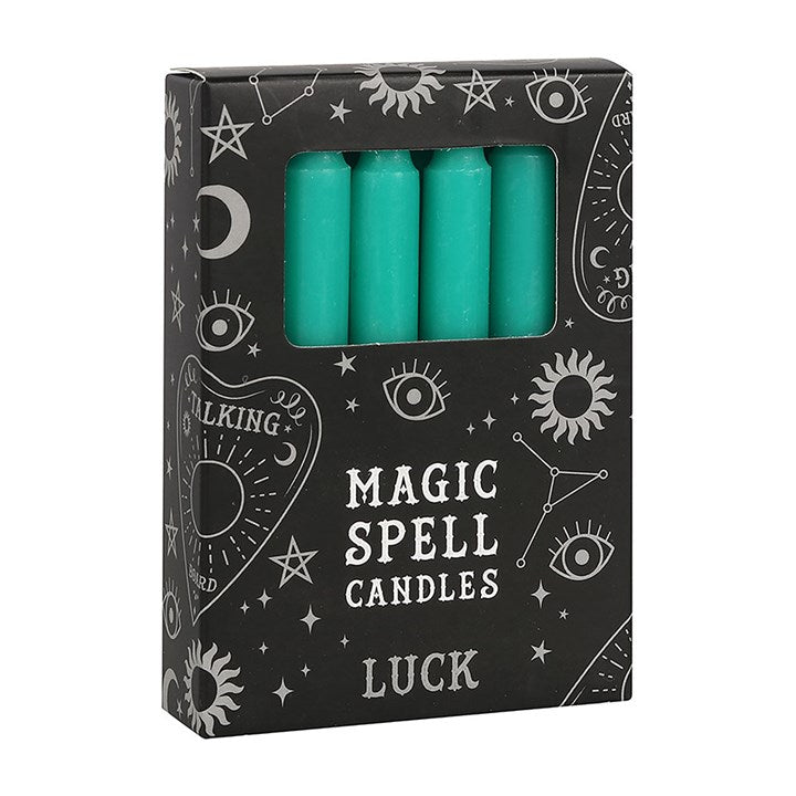 Green 'Luck' Spell Candles