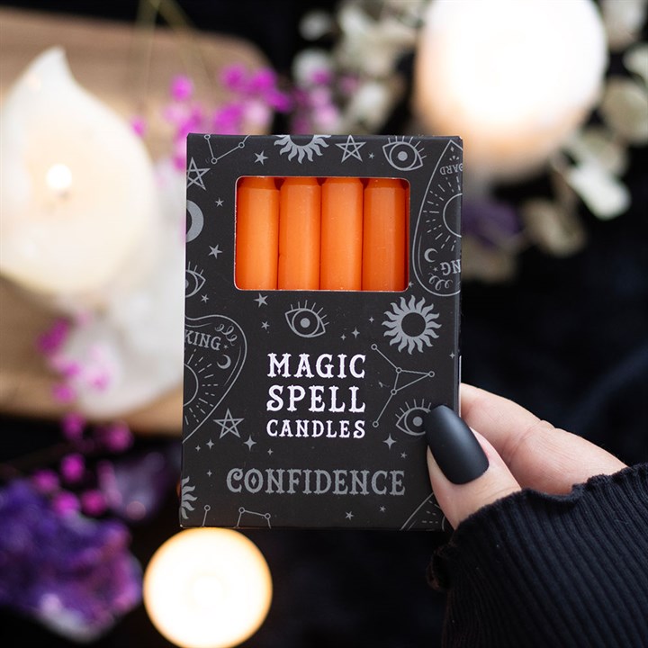 Orange 'Confidence' Spell Candles