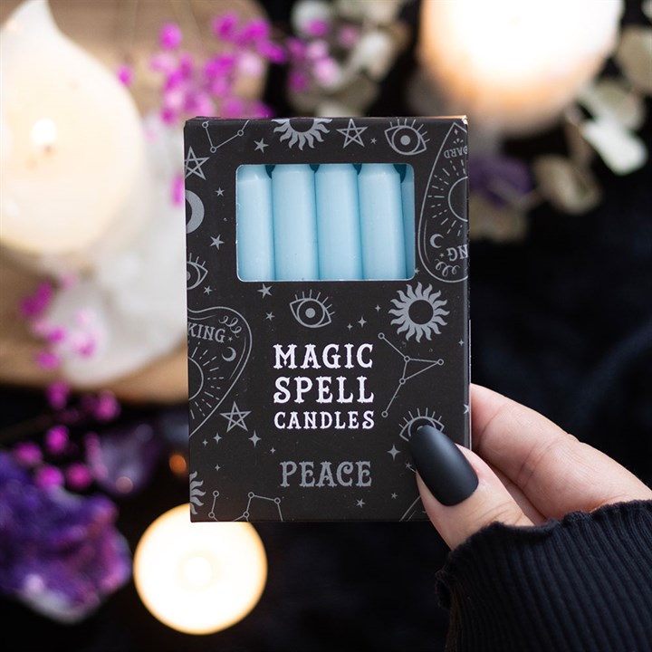 Light Blue 'Peace' Spell Candles
