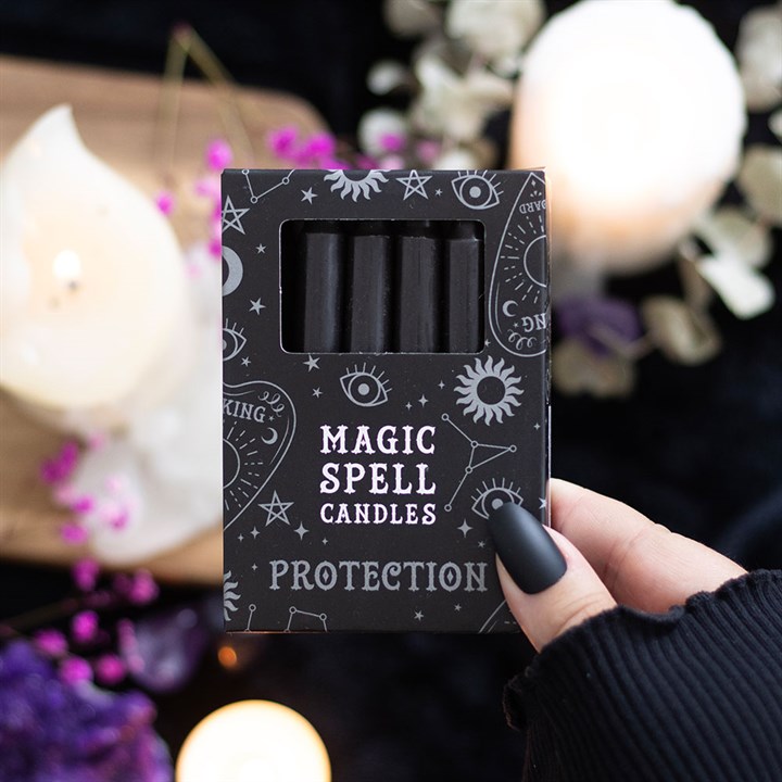 Black 'Protection' Spell Candles