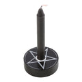 Black Pentagram Spell Candle Holder