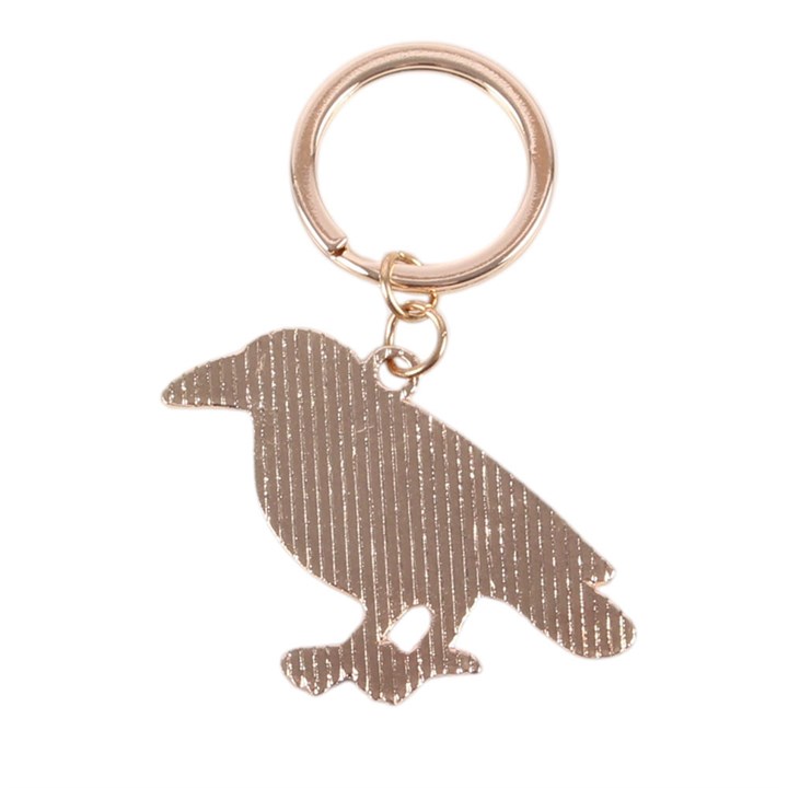 Folk Raven Keyring