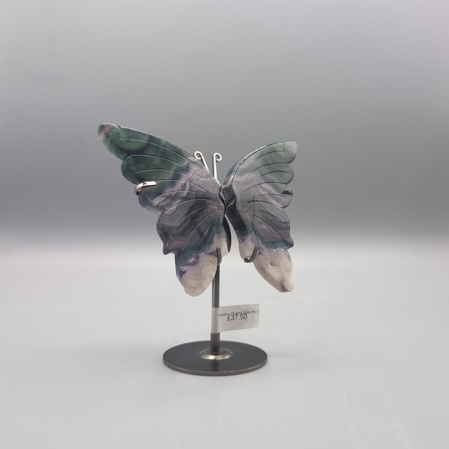 Rainbow Fluorite Butterfly 1