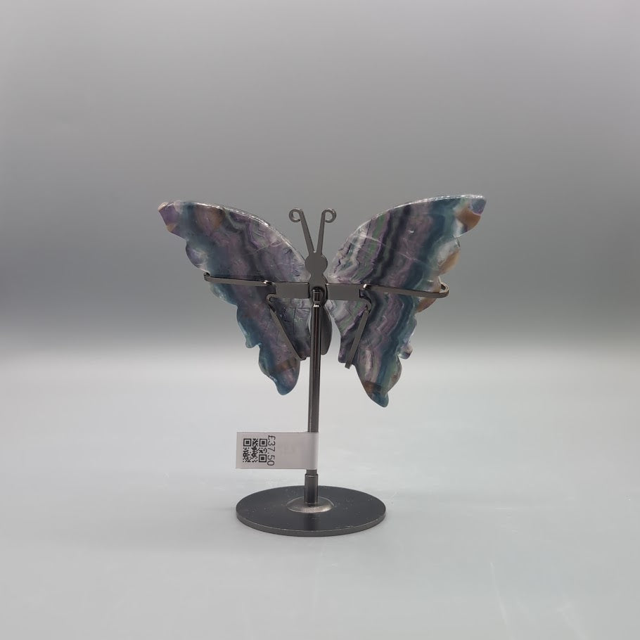 Rainbow Fluorite Butterfly 2