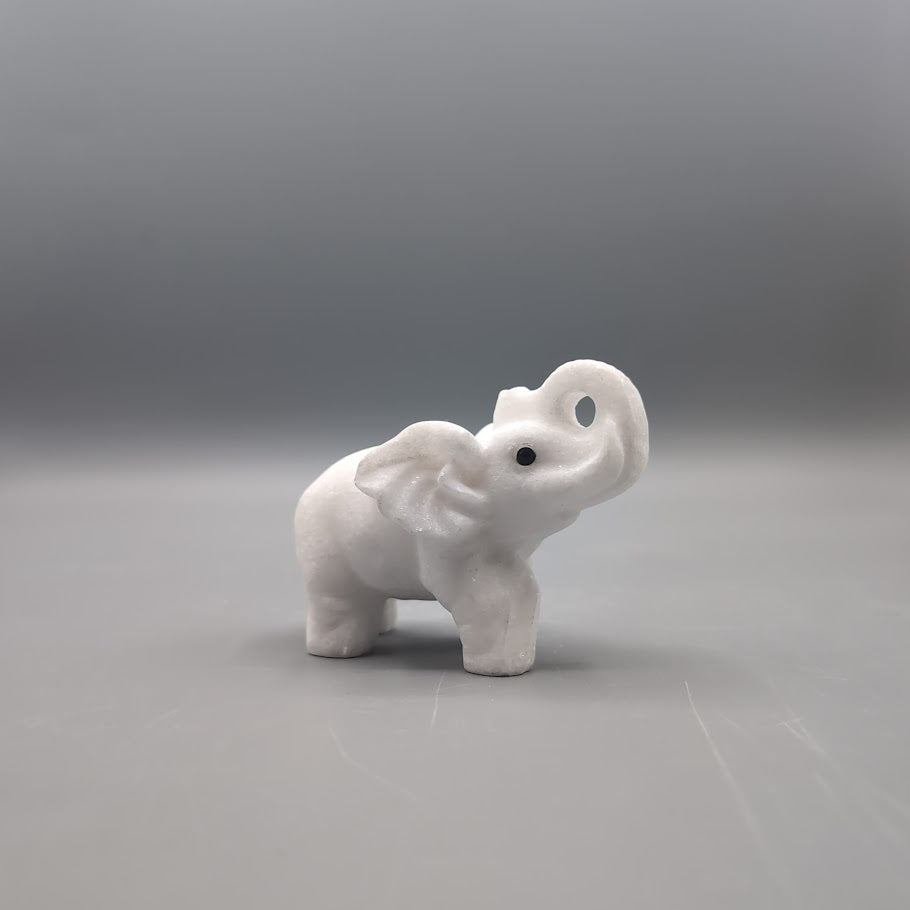 Marble Elephant Carving