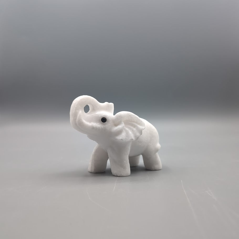 Marble Elephant Carving