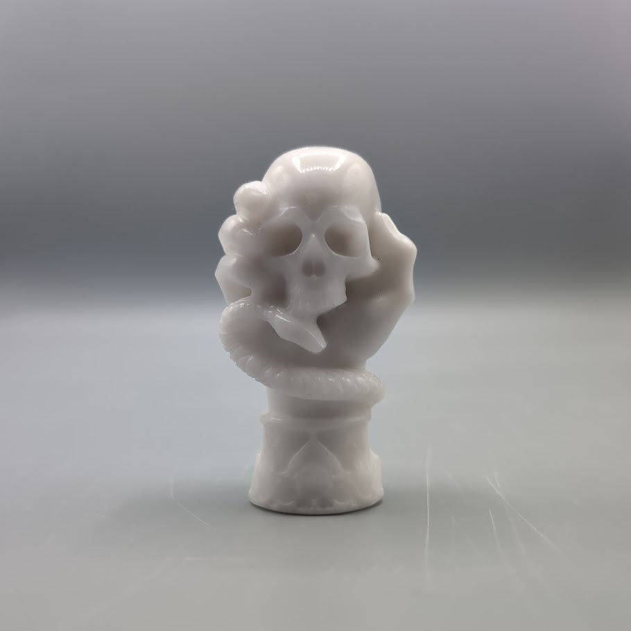 Skull in Hand Carving