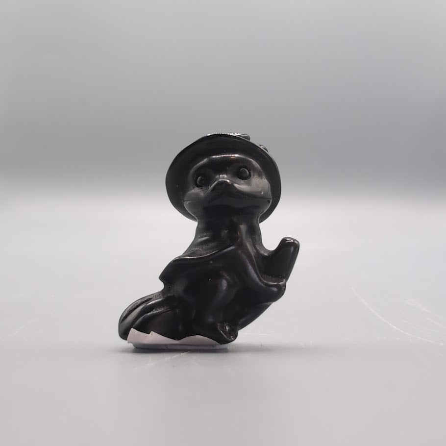 Witch Cat Carving Small