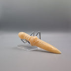 Yellow Calcite Dagger Carving