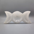 Selenite Triple Moon