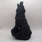 Obsidian Wolf Carving