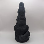 Obsidian Wolf Carving