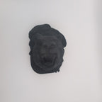 Obsidian Wolf Carving