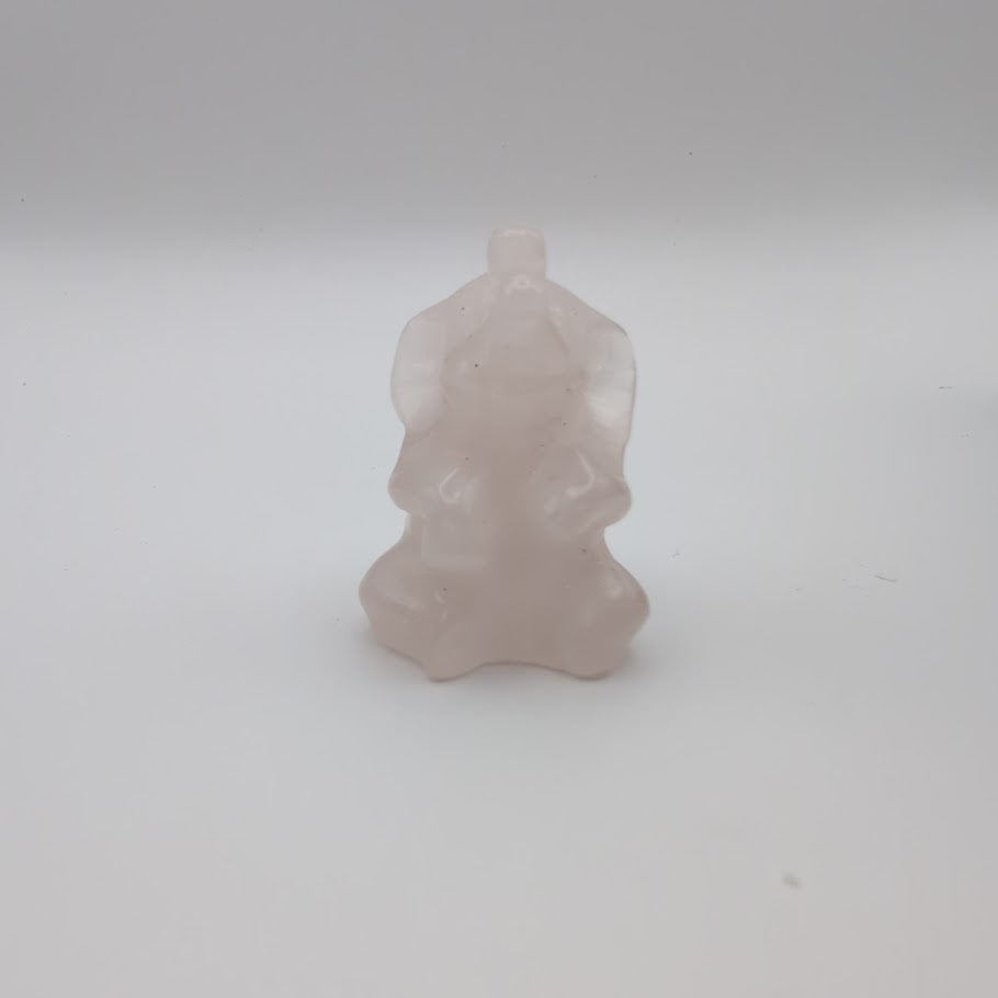 Sitting Elephant Carving