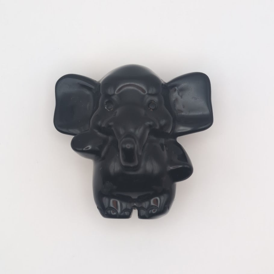 Big Ears Elephant Carving