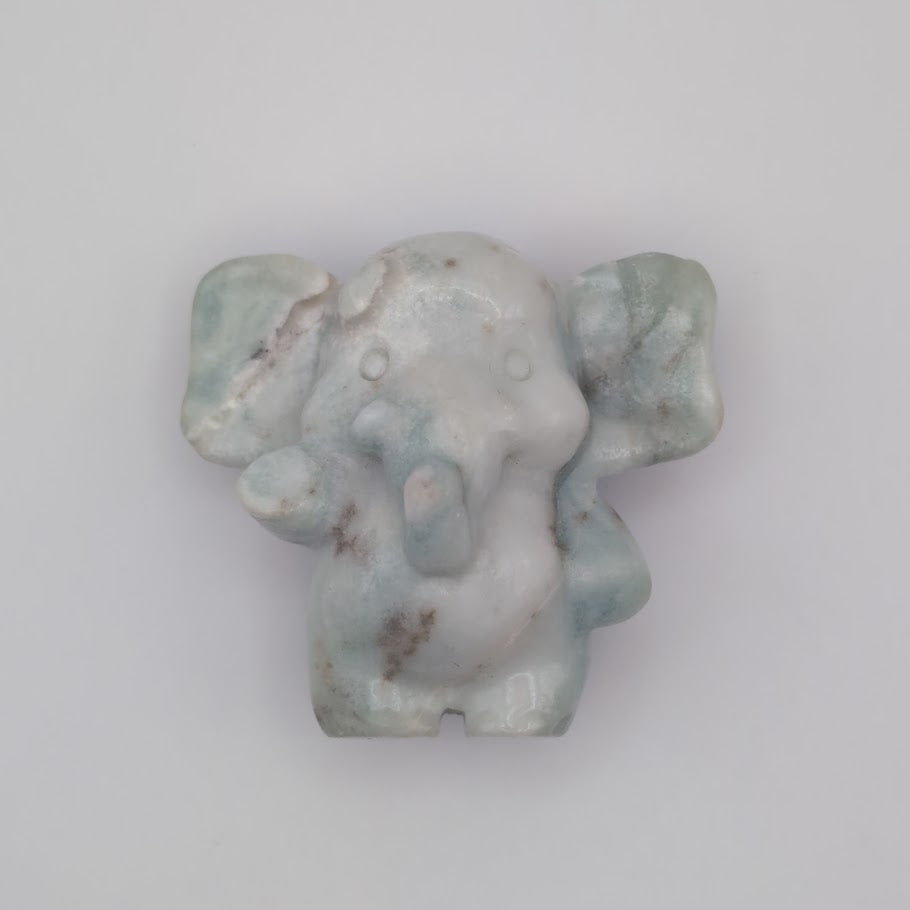 Big Ears Elephant Carving