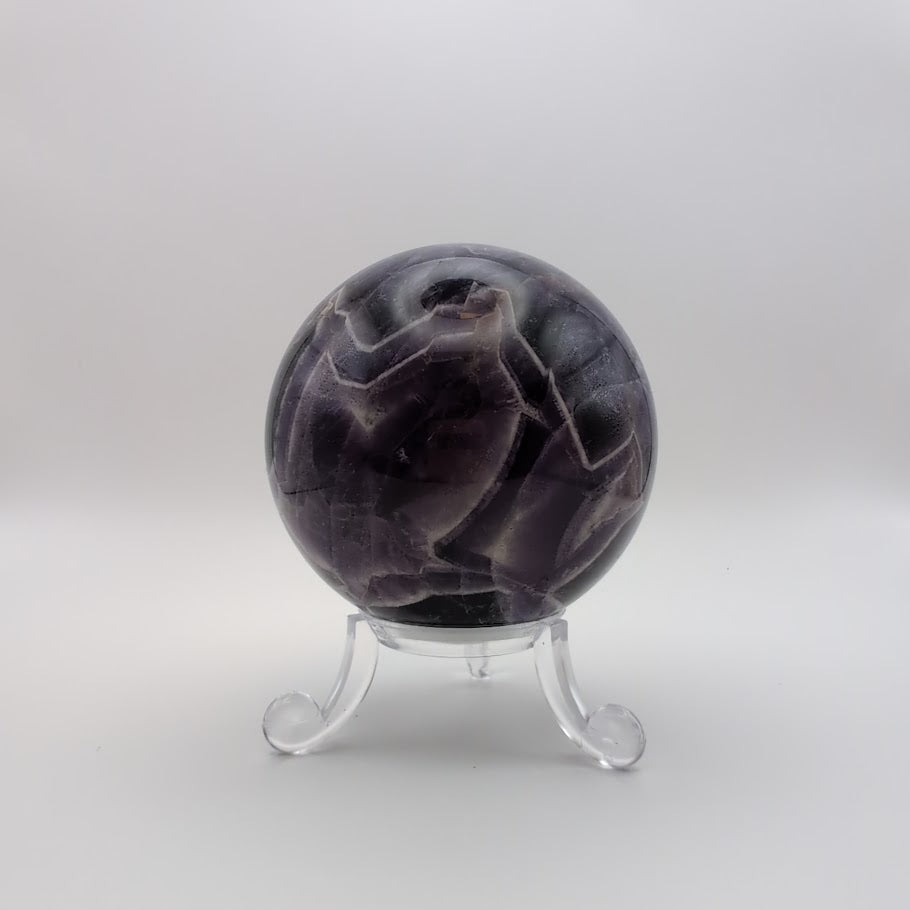 Crazy Lace Amethyst Sphere
