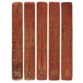 Wooden Incense Holder with Inlay