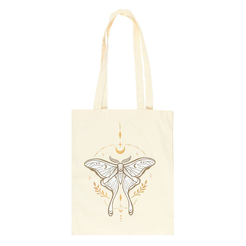 Light Luna Moth Tote Bag