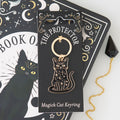 Protector Black Cat Magick Keyring