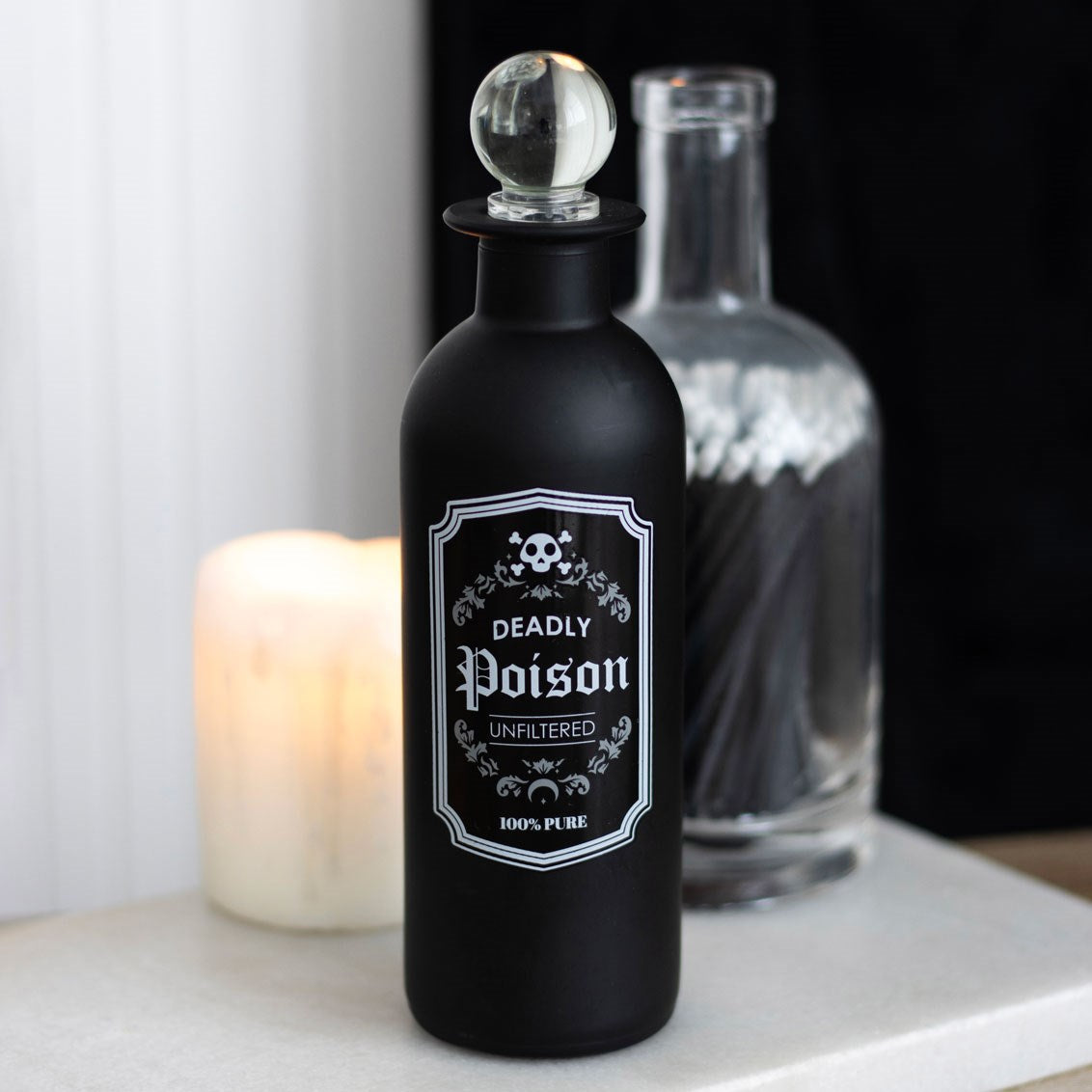 Deadly Poison Decorative Glass Poison Bottle