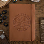 Viking Compass A5 Faux Leather Journal with Pen