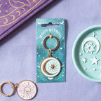 Blue Moon Keyring