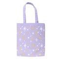 Purple Celestial Print Tote Bag