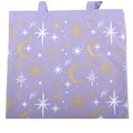 Purple Celestial Print Tote Bag