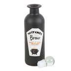 Witches Brew Decorative Glass Potion Bottle