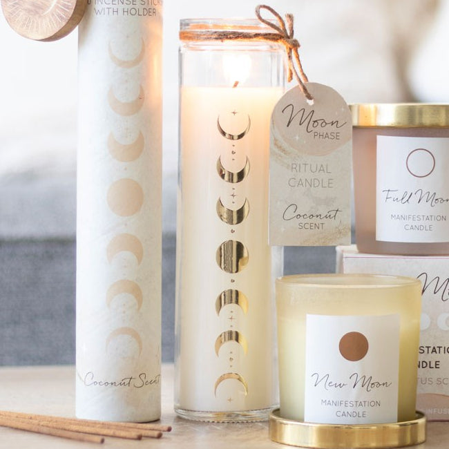 Moon Phase Tube Candle