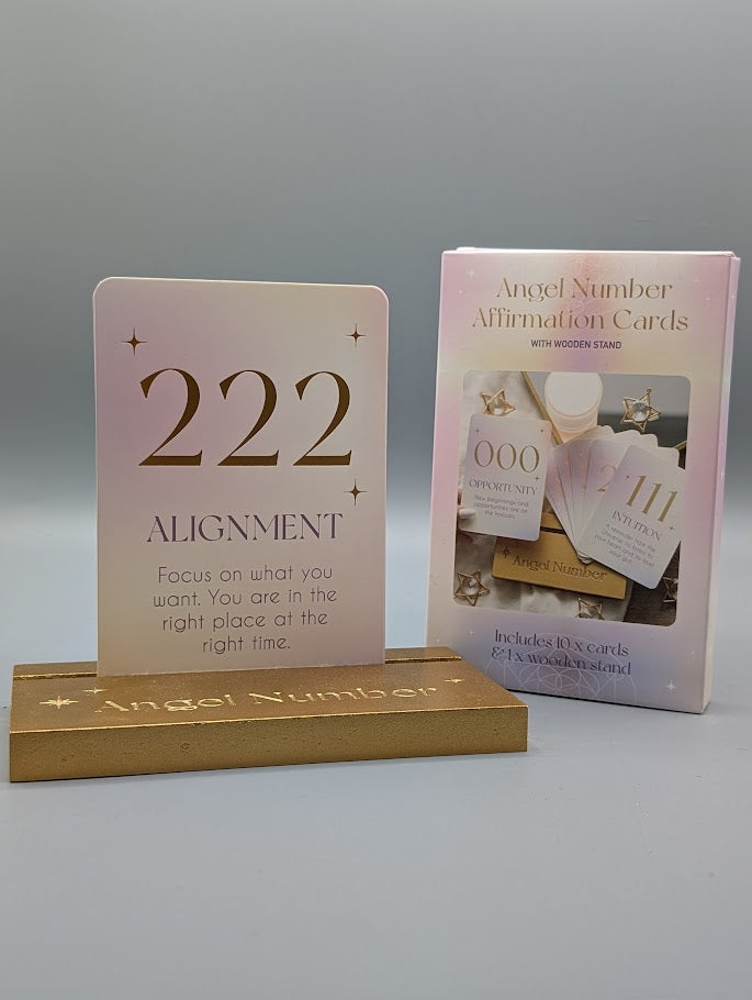Angel Numbers Affirmation Cards