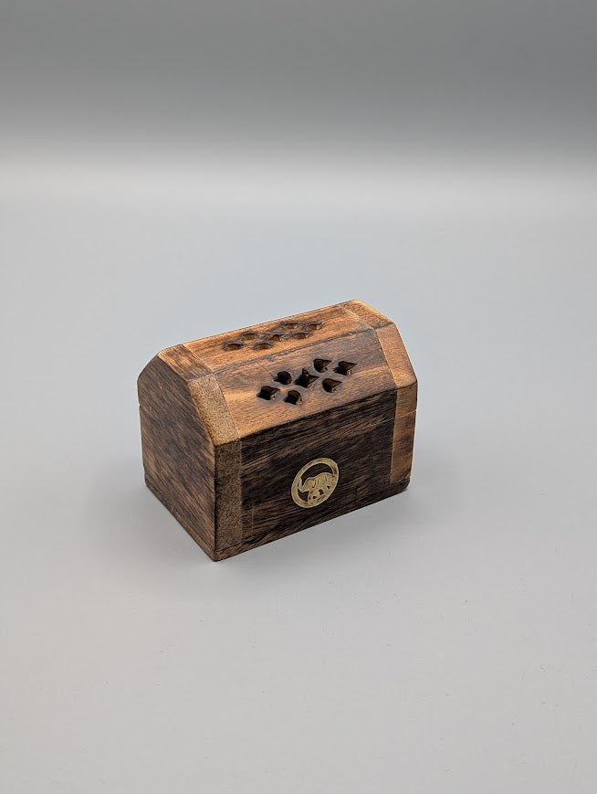 Incense Burner - Wooden Chest