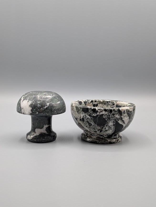 Mortar & Pestle - Black Marble