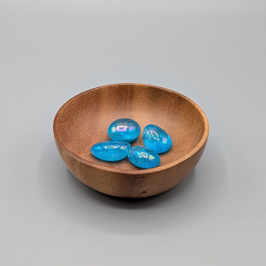 Aqua Aura Quartz Tumble