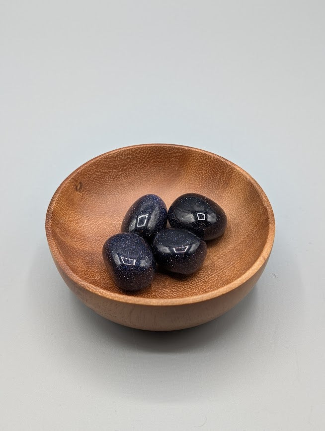 Blue Goldstone Tumble