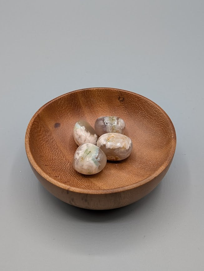 Flower Agate Tumble