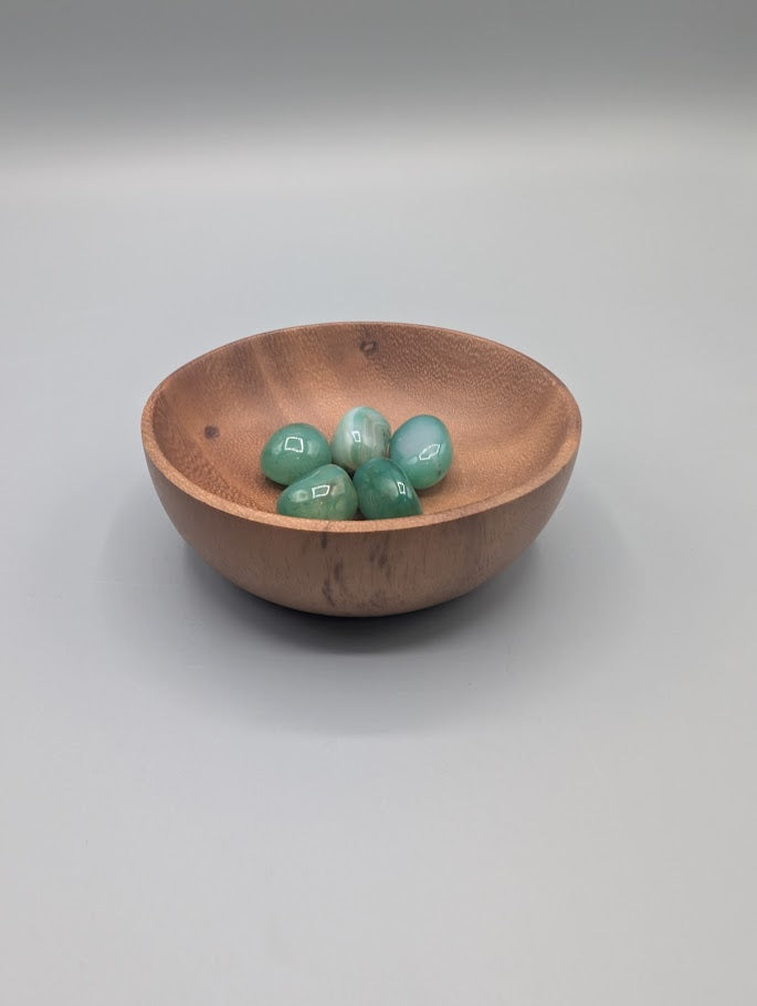 Green Agate Tumble