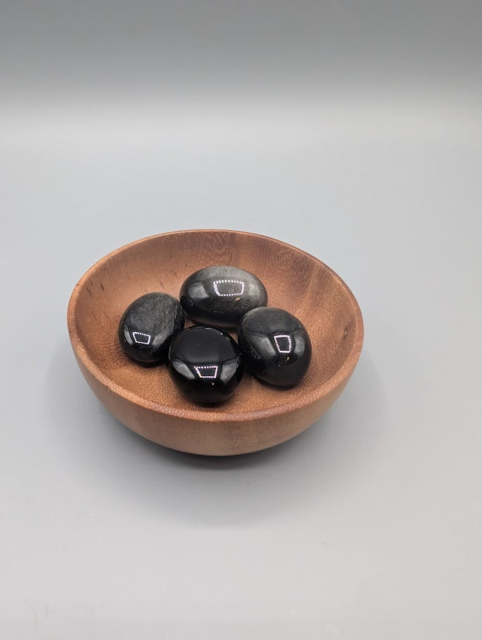 Silver Sheen Obsidian Tumble
