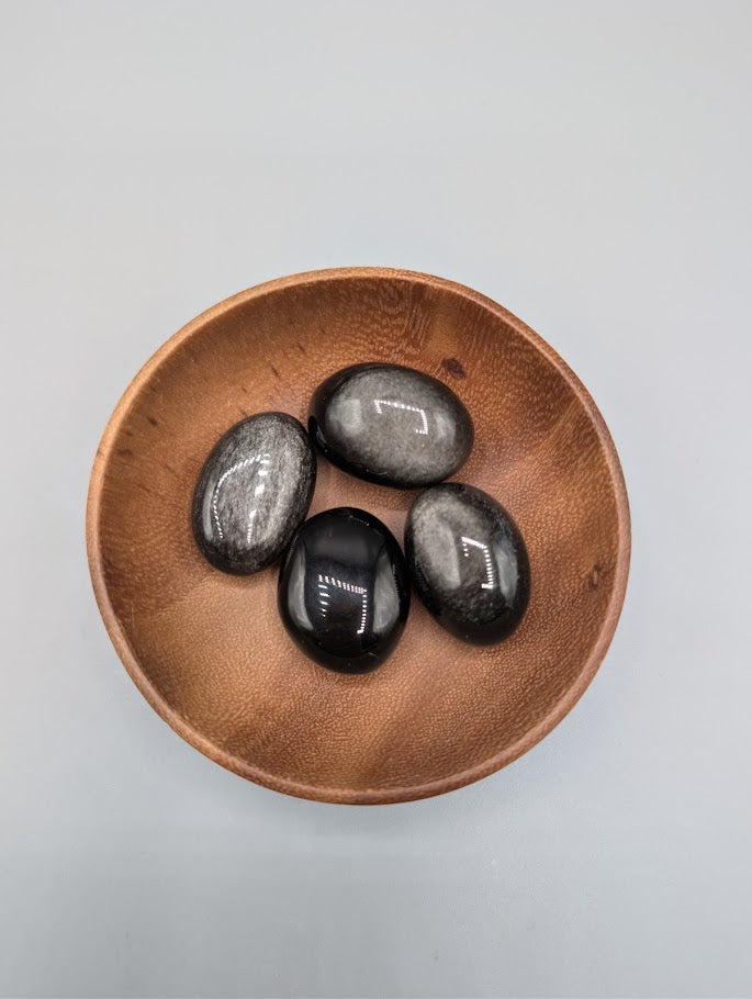 Silver Sheen Obsidian Tumble