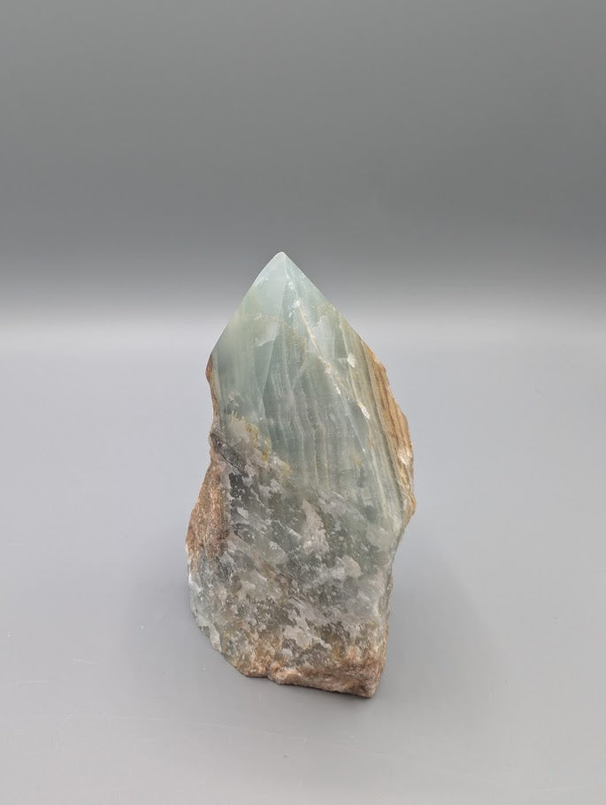 Lemurian Calcite Rough Cut