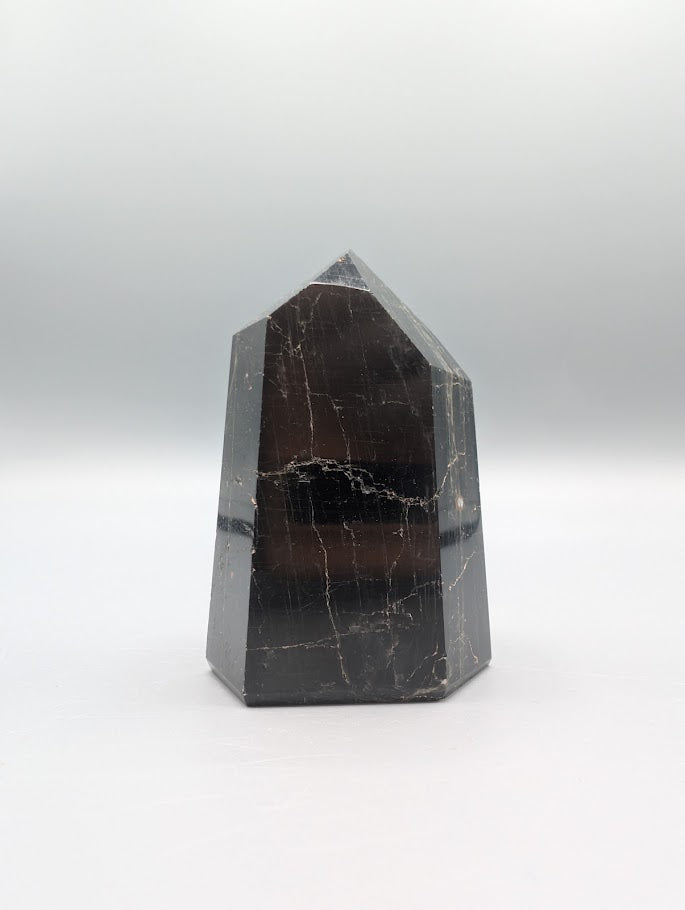 Black Tourmaline Rough Cut