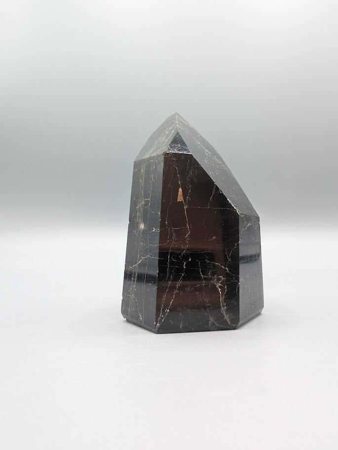 Black Tourmaline Rough Cut