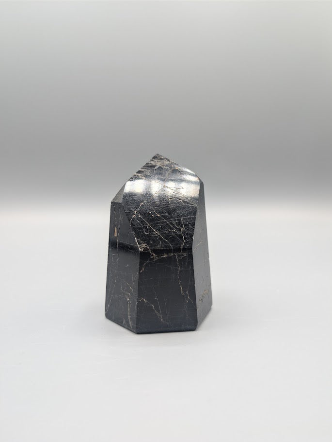 Black Tourmaline Rough Cut
